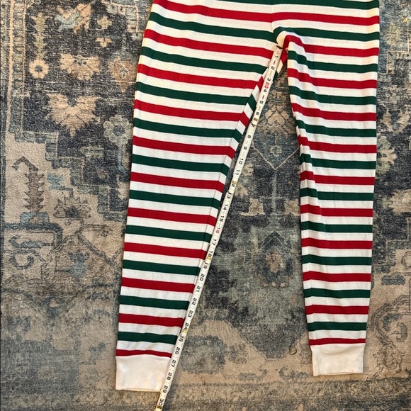 Old Navy Adult Christmas Striped Onesie Size Large Cotton Polyester Spandex. New - Picture 4 of 6